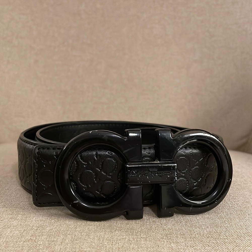 SALVATORE FERRAGAMO BLACK BELT